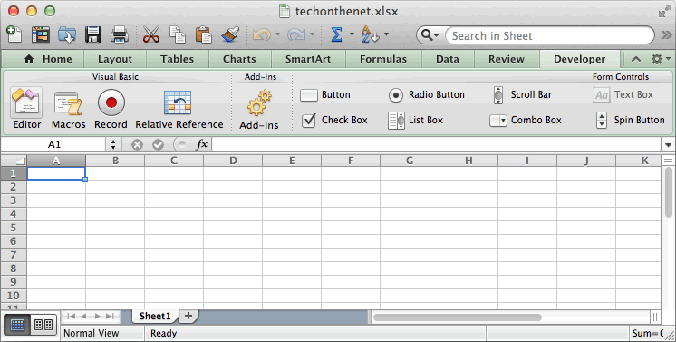 Excel Form For Mac Download